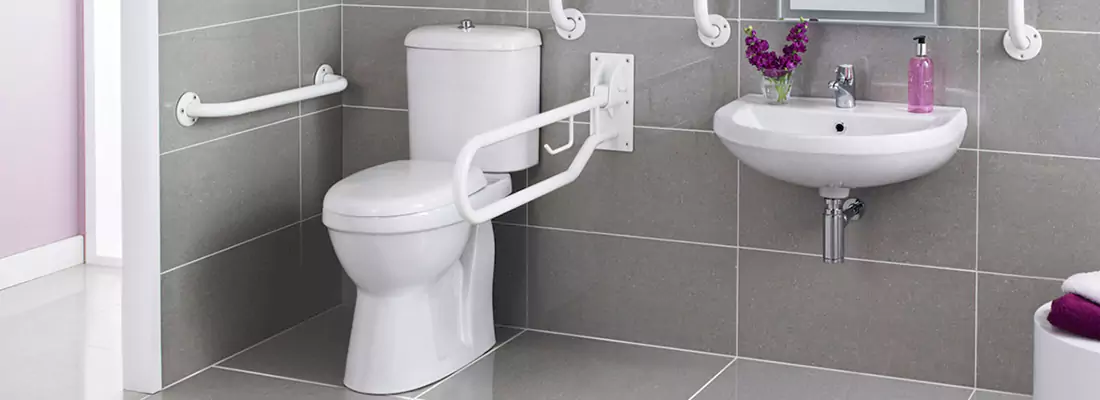 Modern Handicap Bathroom Solutions with Safety Features in Coconut Creek, FL